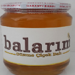 Süzme çiçek balı (940g x4= 3760gram)